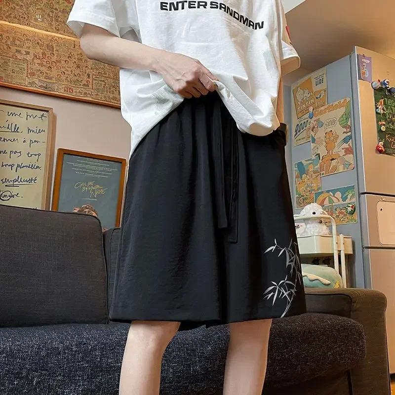 Мешковатые шорты на шнурке для мужчин с карманами, свободные, широкие, быстросохнущие, новые, оптом, персонализированные летние мужские шорты Y2k