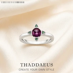 Paradisiacal Ring Colourful Stones,Europe Style Fine Jewerly For Women Summer Brand New Flower Gift In 925 Sterling Silver