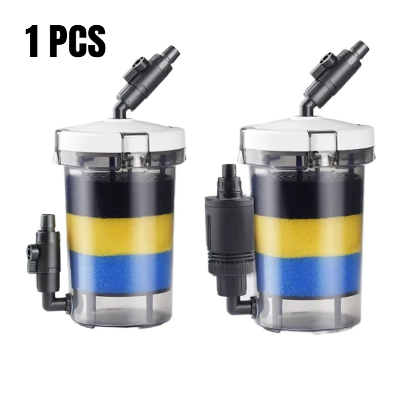 1PCS SUNSUN Aquarium Fish Tank Filter Barrel Prefilter for Jialu Transparent Bucket / Filter Cotton /12mm 16mm Interface