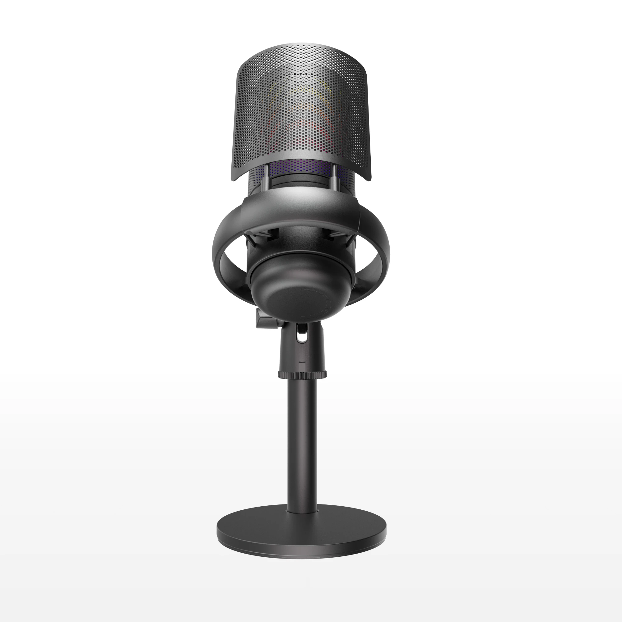 2025 ME6S Kabelloses Desktop-Soundkarten-Mikrofon für Spiele, Videokonferenzen, Live-Auftritte und Aufnahmen mit Geräuschunterdrückung