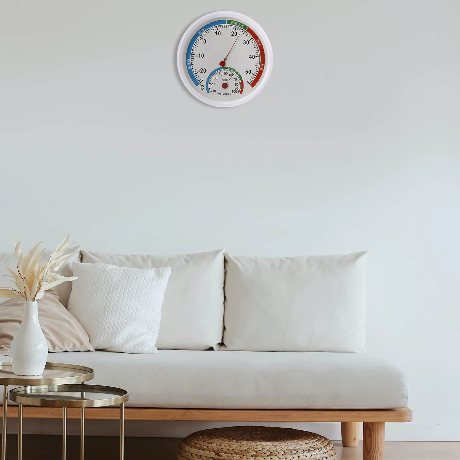 

1Pcs Pointer Hygrothermograph High Precision Indoor Thermometer Humidity Temperature Meter Practical Hanging Monitor