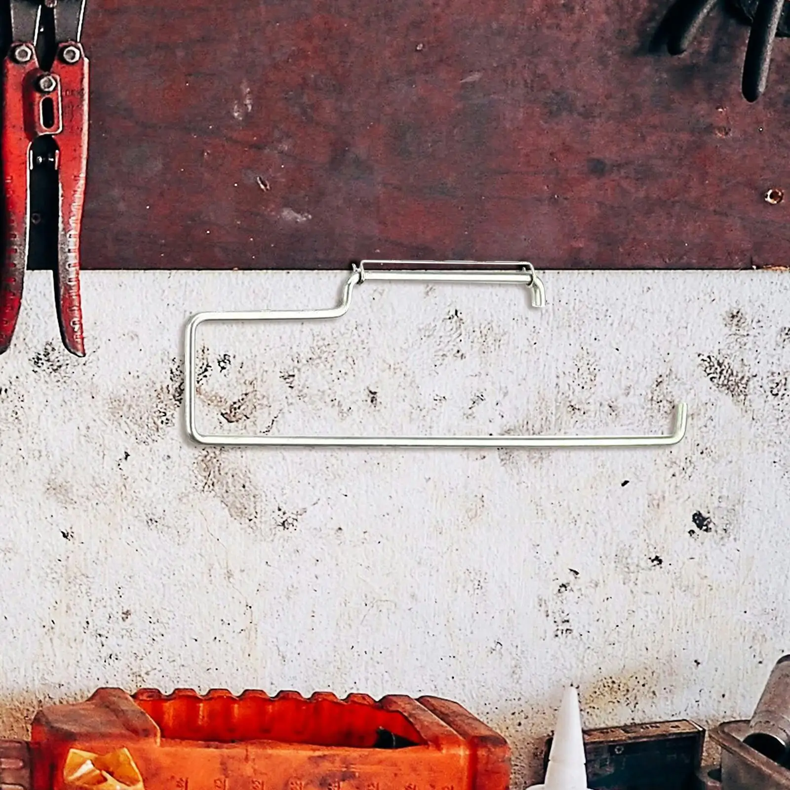 حامل مناشف ورقية Pegboard ، ملحق تنظيم Pegboard ، خطاف Pegboard لغرفة الغسيل ، منضدة ورشة عمل ، مرآب مطبخ #2