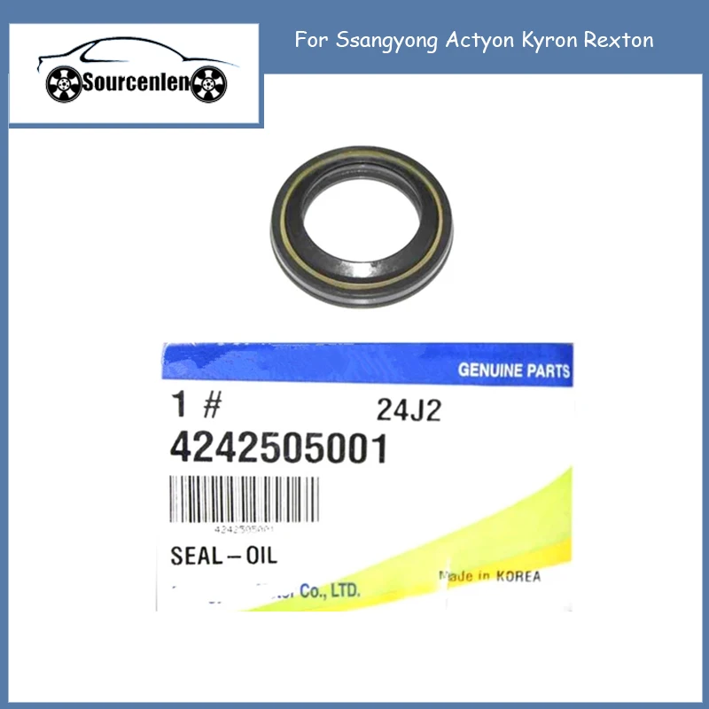 Brand New Genuine Oil Seal 4242505001 for Ssangyong Actyon Kyron Rexton 42425-05001