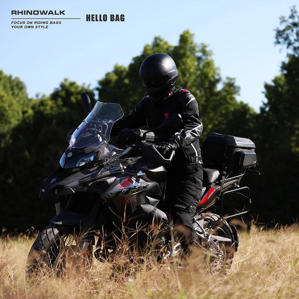 Rhinowalk-waterproof Motorcycle Bag, Motorcycle Top Box, Universal For BMW, Luggage Panniers, Rear Top Cases, Three Styles - Image 6