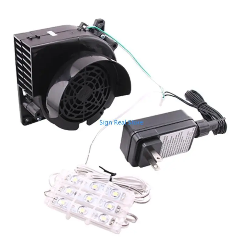 Powerful Inflatable Fan Blower for Christmas Holiday Yard Decorations with LED 41XB