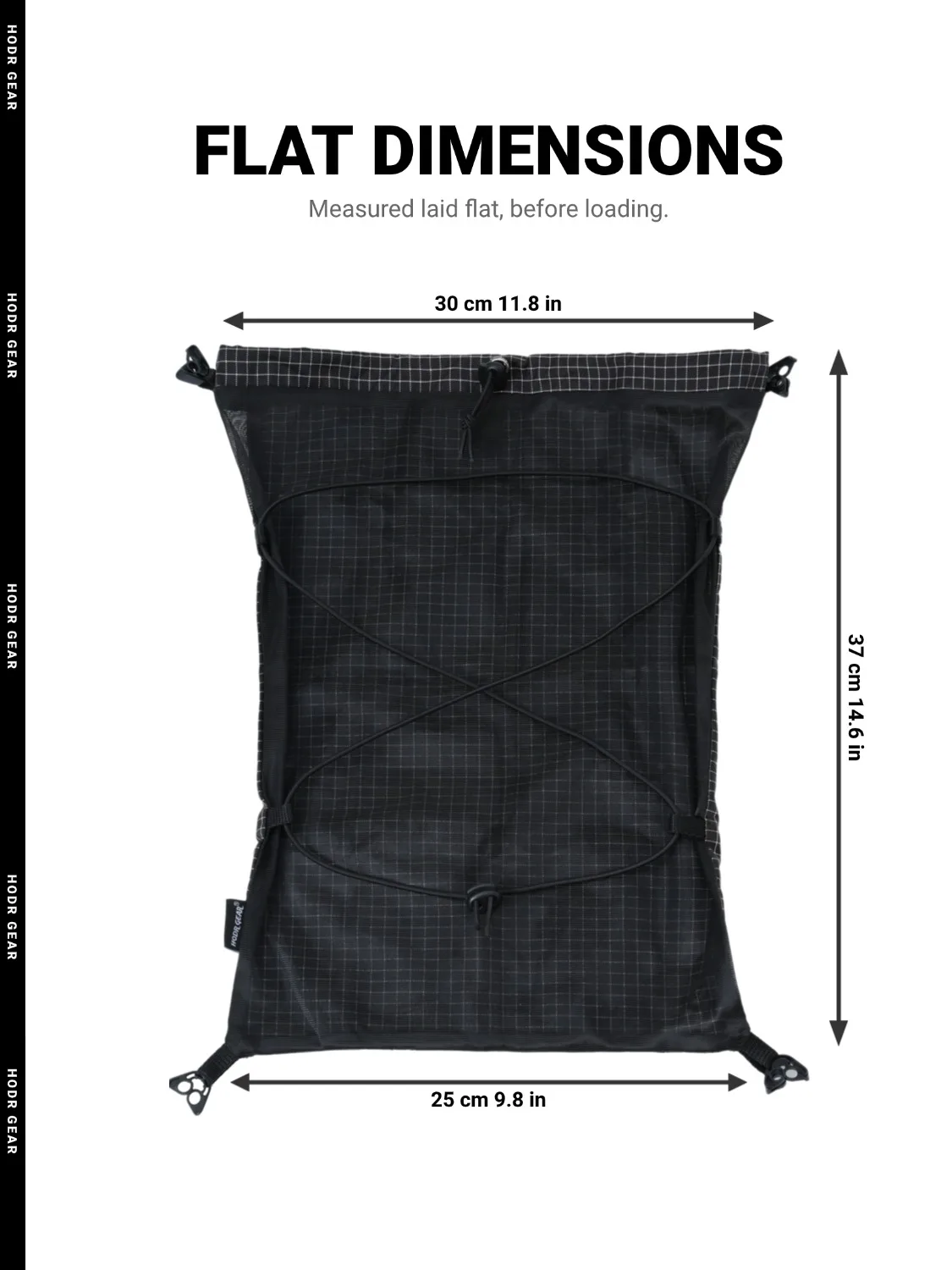 [HODRGEAR] Modularer Känguru-Rucksack Erweiterung 6L Ultraleicht 58g Gridstop für Wandern Trekking UL Gear Beaver Tail – Detail 6