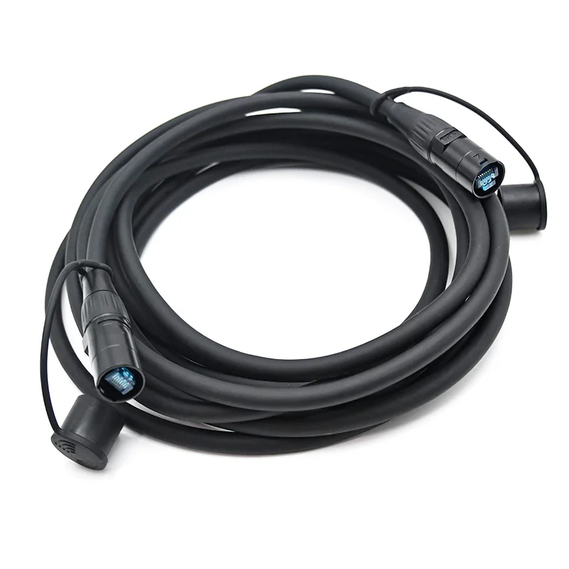 Flexible Ethercon Connector Cable 1m 2m 3m 5m 10m 15m 20m Shield SF UTP CAT6 Ethernet Network Extension Wire for Digital Audio