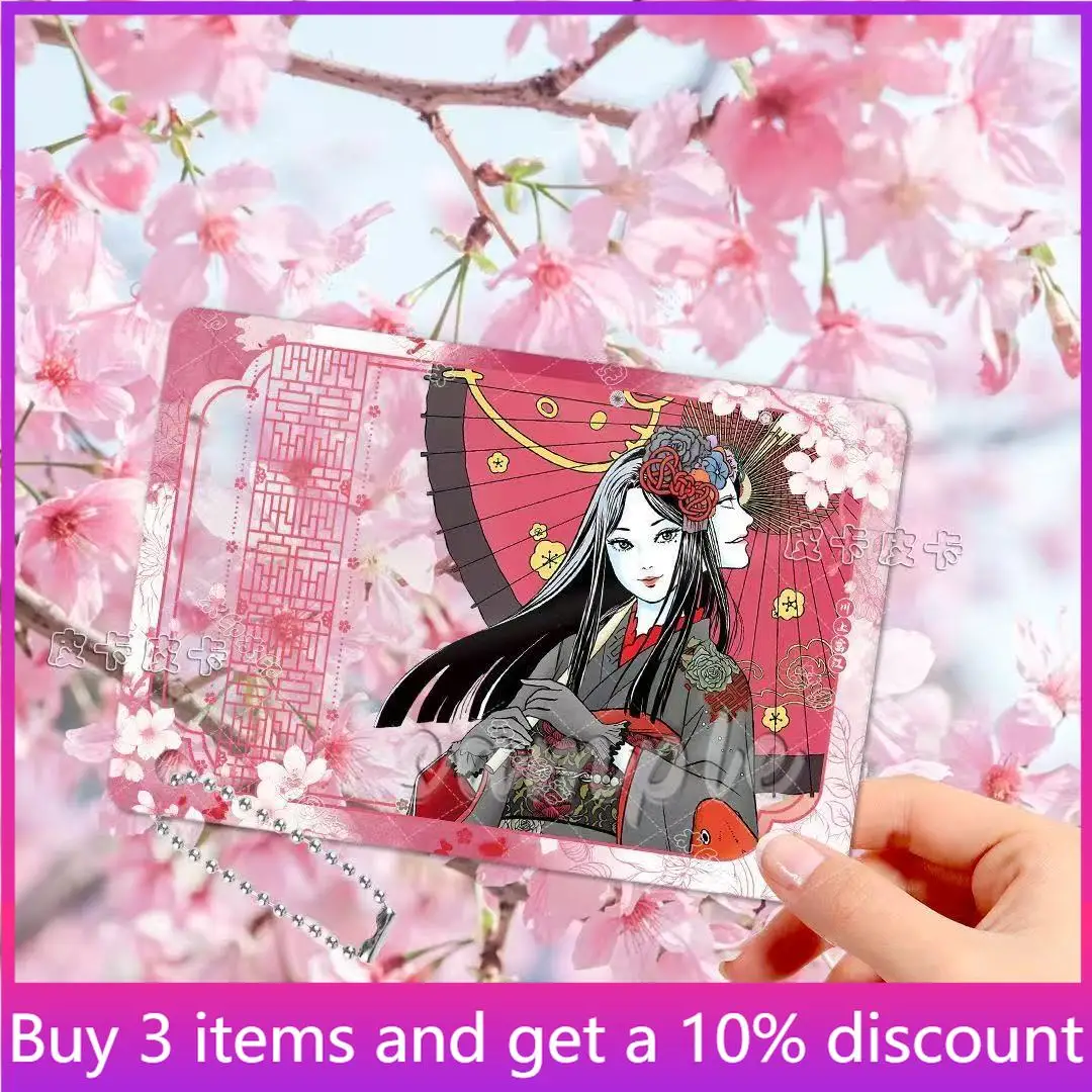 

Tomie Kawakami Link Hello Kitty Ver. Acrylic Card Collectible Tomie Figurine Acrylic Transparent Card Ins Hit Photo Props Toys