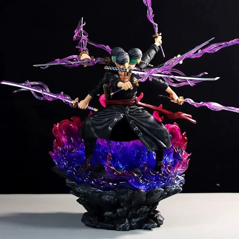 

One Piece: Nine Knives, Flowing, Soron Anime Statue, PVC Ornament, Doll, Collection Model, Children's Toy, Christmas Gift