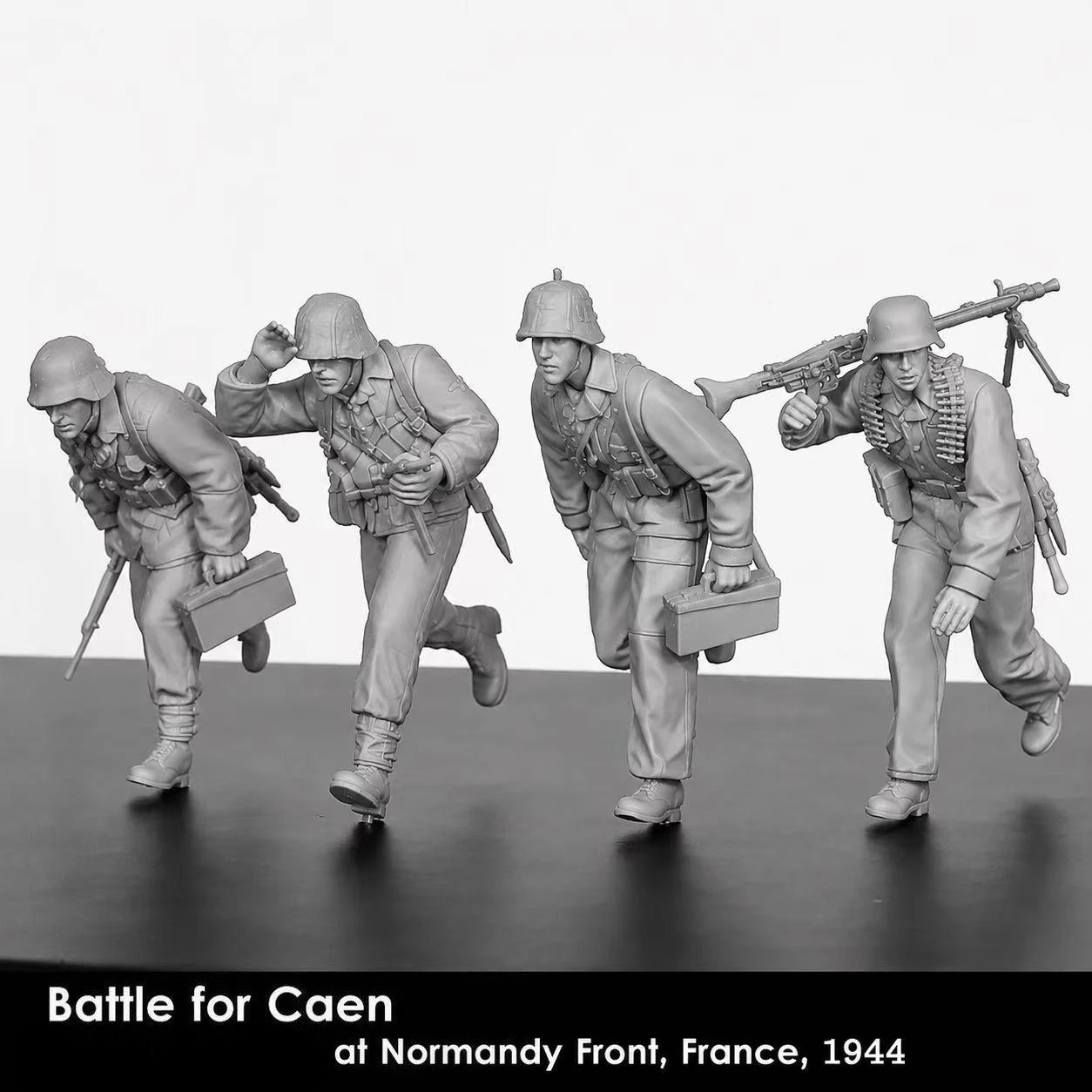 

1/35 Scale Resin Figure Model Kit Infantry History Miniature Soldier 4-Person Collection Diorama Toys Unassembled Unpainted 871