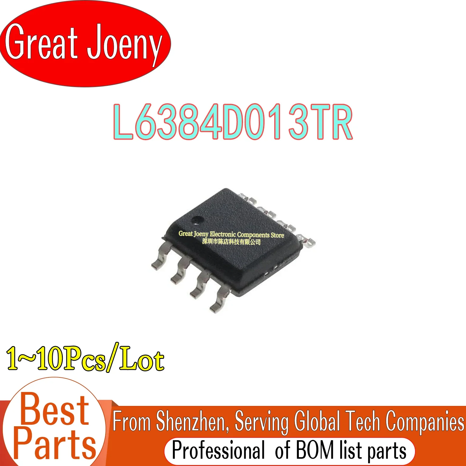 

(1-10 Piece)100% New L6384D L6384D013TR L6384 IC Chipset Bulk Best Price SOP-8