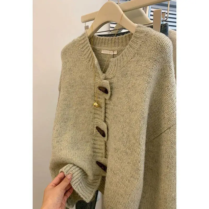 Versatile Hallyu Sweet Street Style New Korea Cute Daily Cardigan for Women Leisure Exquisite Outdoor Version Retr Light Luxury