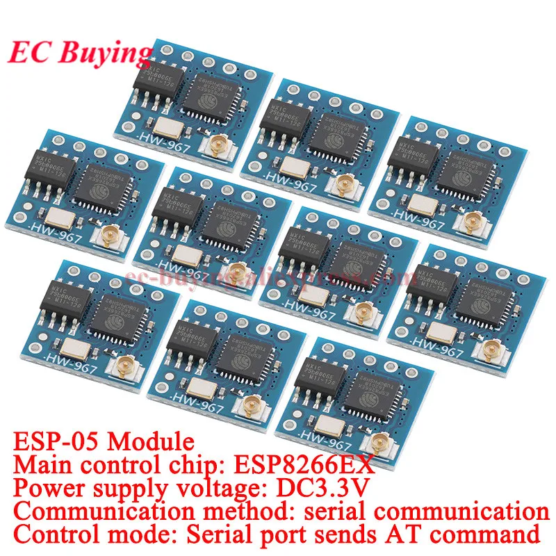 10Pcs/1pc ESP-05 ESP8266 Serial Wi-Fi Module Remote Port WIFI Transceiver Wireless Module AP STA ESP05 DC 3.3V