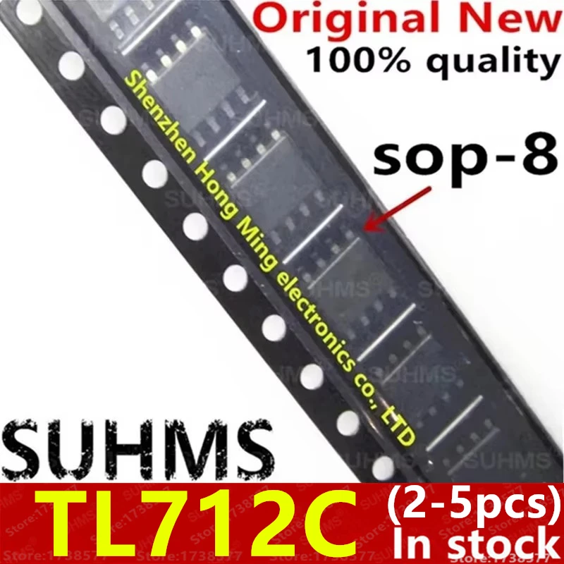(2-5piece)100% New TL712C TL712CDR sop-8