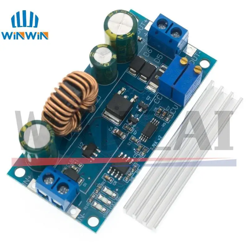 CC CV Adjustable 3A 35W DC 5 -30V to DC 0.5 -30V Step Up Down Buck Boost Converter Power Supply Module Voltage Regulator XY-SJVA