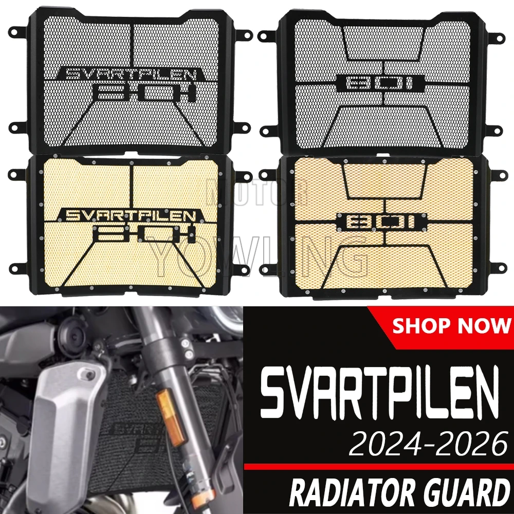 

For Husqvarna Svartpilen 801 Svartpilen801 2024 2025 2026 Radiator Guard Grille Cover Protector Accessories Cooler Protection