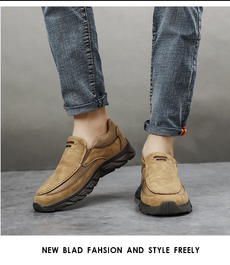 Männer Turnschuhe Licht Faulenzer Slip auf Casual Schuhe für Männer Bequeme Luxus Marke Männlichen Business Schuh Fahren Schuhe – Detail 17