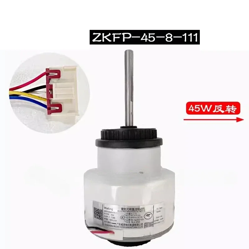 Air Conditioner Indoor Unit DC Fan Motor ZKFP-45-8-111 DC310V 45W 1400r/min ZWK465B00501 Conditioning Parts  1pcs