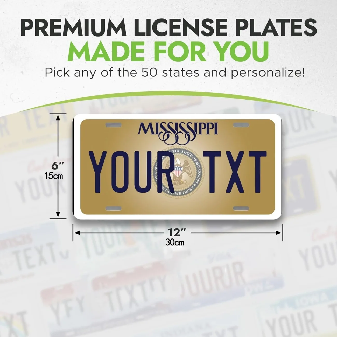 لافتة لوحة ترخيص من الألومنيوم على الطراز العتيق - نص مخصص لملصقات أسماء الحنين، مثالية لديكور البار والمقهى، مقاس 12 × 6 بوصة.