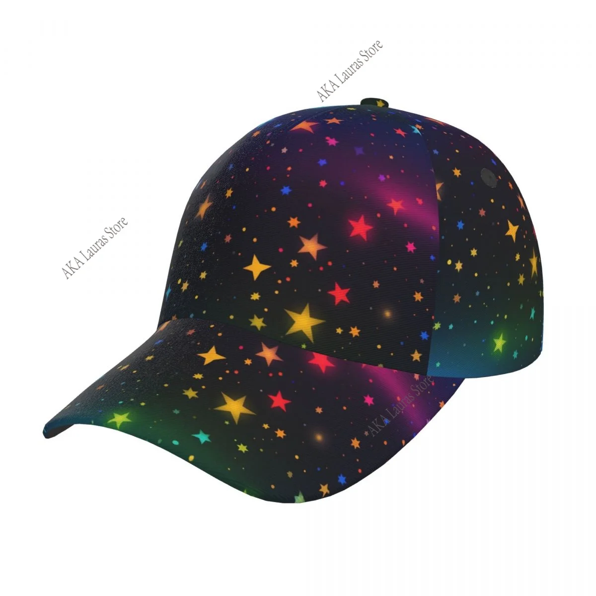 ゴルフ帽子男性野球帽スポーツカラフルな宇宙スター-スナップバック帽子ファッションアウトドアヒップホップ帽子男性女性ユニセックス