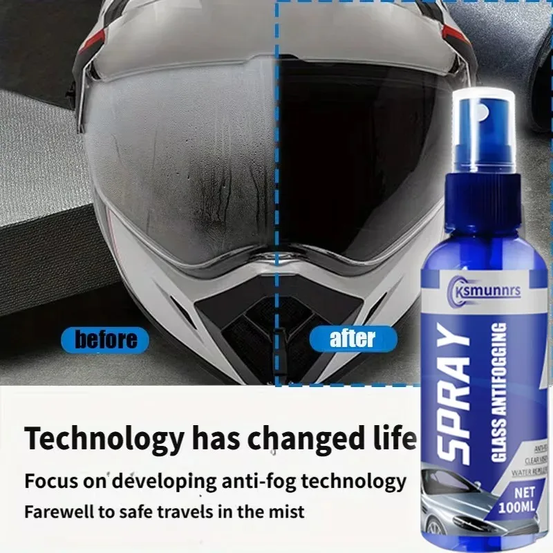 Fasilawei Auto Defogger Anti-Fog Spray: Long-Lasting for Glass, Helmets & Mirrors