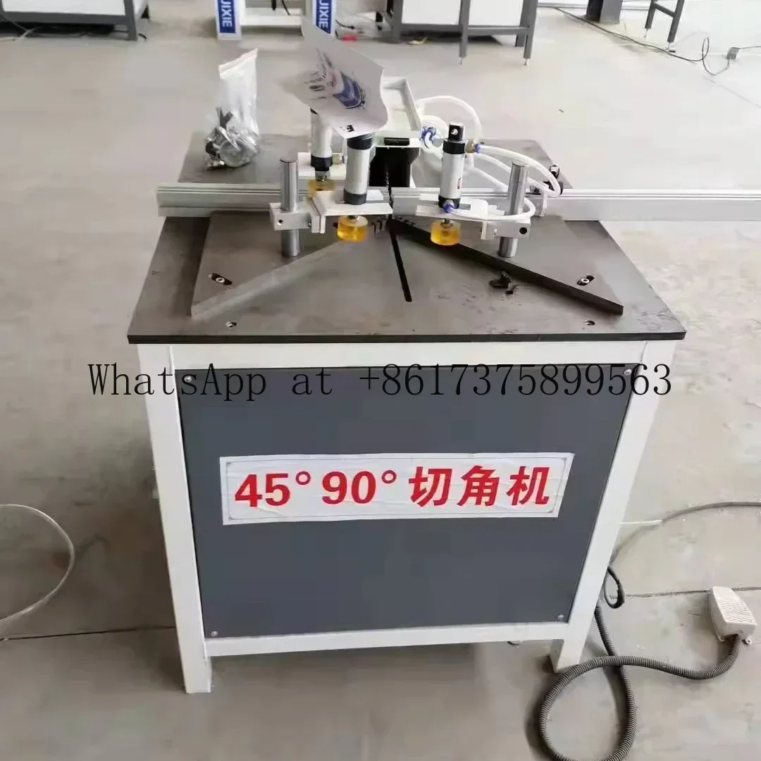 45 90 Degree Cutting Aluminum Profile  For Door Window Frame Making