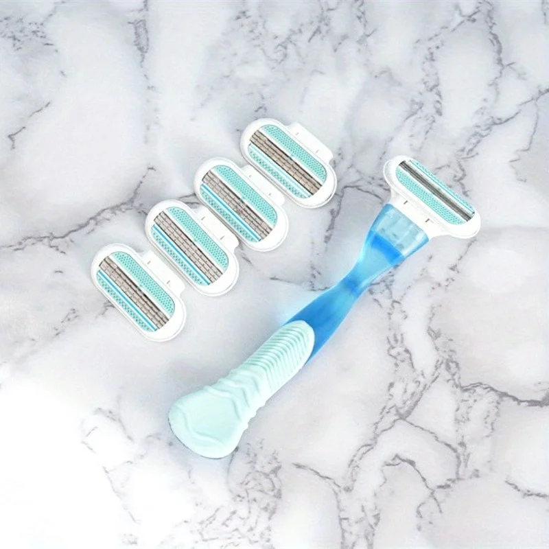 

Women's Safety Razor Blade, Suitable for Legs/armpits/bikinis, Suitable for Mixed Skin, Hair Removal and Shaving Accessories