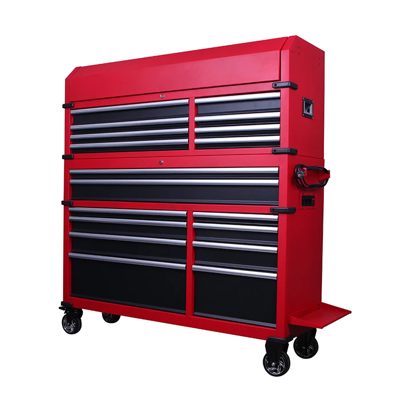 Professional Auto Repair  Workshop Steel Drawers Garage Storage Tool Cabinet Set