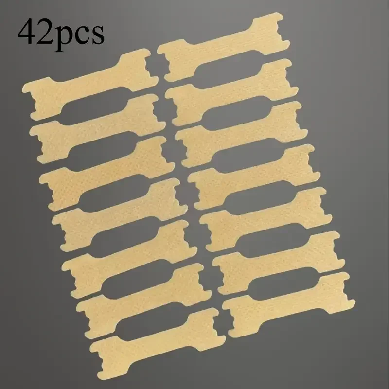 42 pegatinas autoadhesivas elásticas y transpirables para la nariz, antirozaduras, ajuste cómodo para deportes, viajes y uso diario, colores surtidos