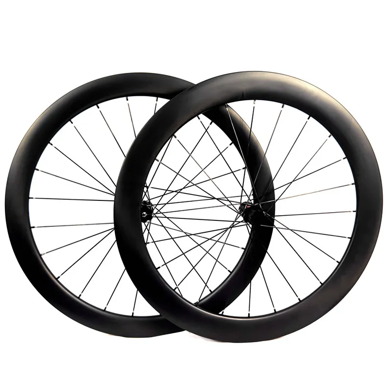 

BIKEDOC 1195g Carbon Wheels Disc 700C Tubeless Clincher Road Bicycle Wheelset