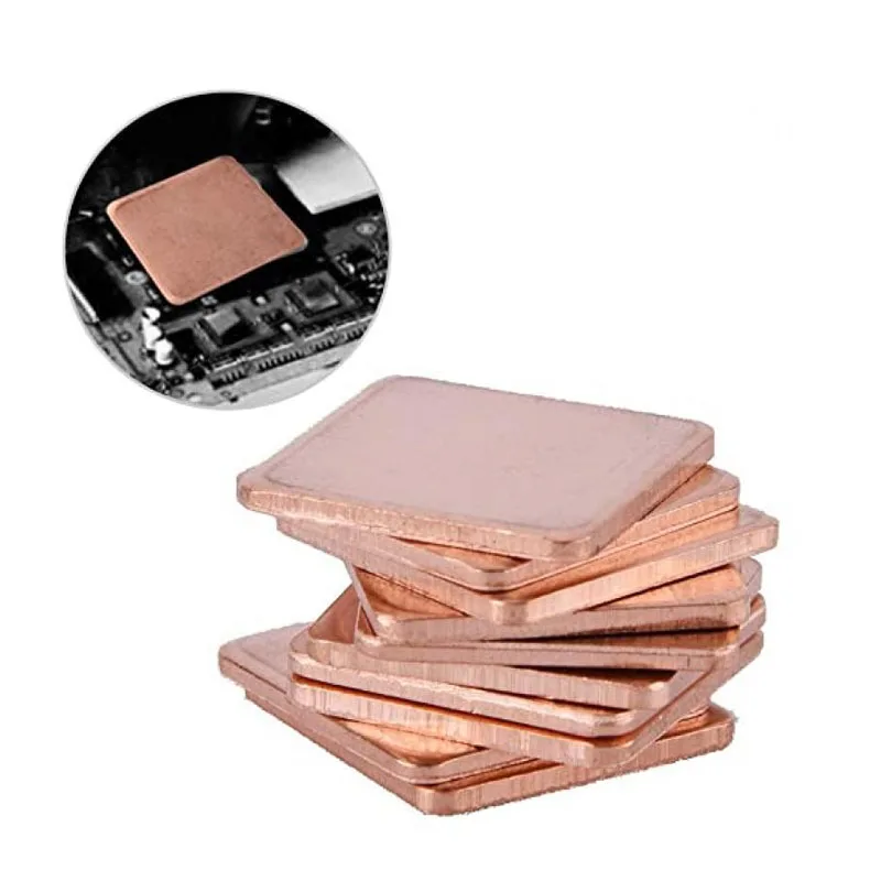 CPU Đồng Nhiệt Miếng Lót Chữ Thảo Đồng Cập Nhiệt Tản Cho Máy Tính Laptop Nền GPU Làm Mát Tản Nhiệt Tấm Có Độ Dày 0.3Mm-1.2Mm