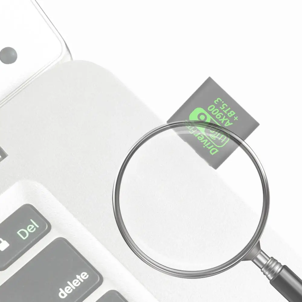 

USB-адаптер WiFi 6, совместимый с Bluetooth 5.3, 2-в-1, 900 Мбит/с, двухдиапазонный 2,4/5,8 ГГц, беспроводной сетевой приемник Wi-Fi