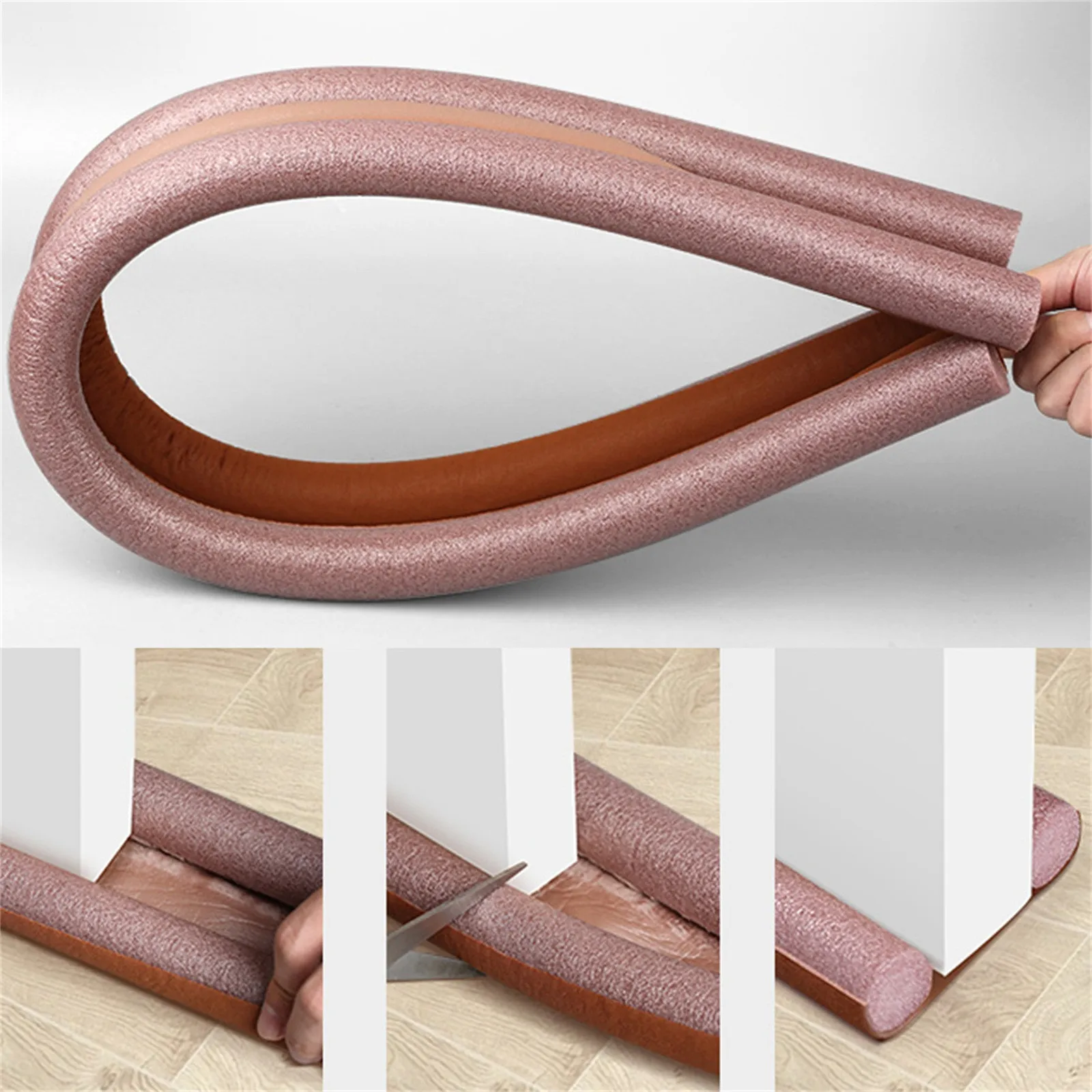 

Large Door Stopper Under Door Noise Blocker Stoppers Entry Adjustable Door Guard for Bottom of Door Adjustable Twin Door Sealer