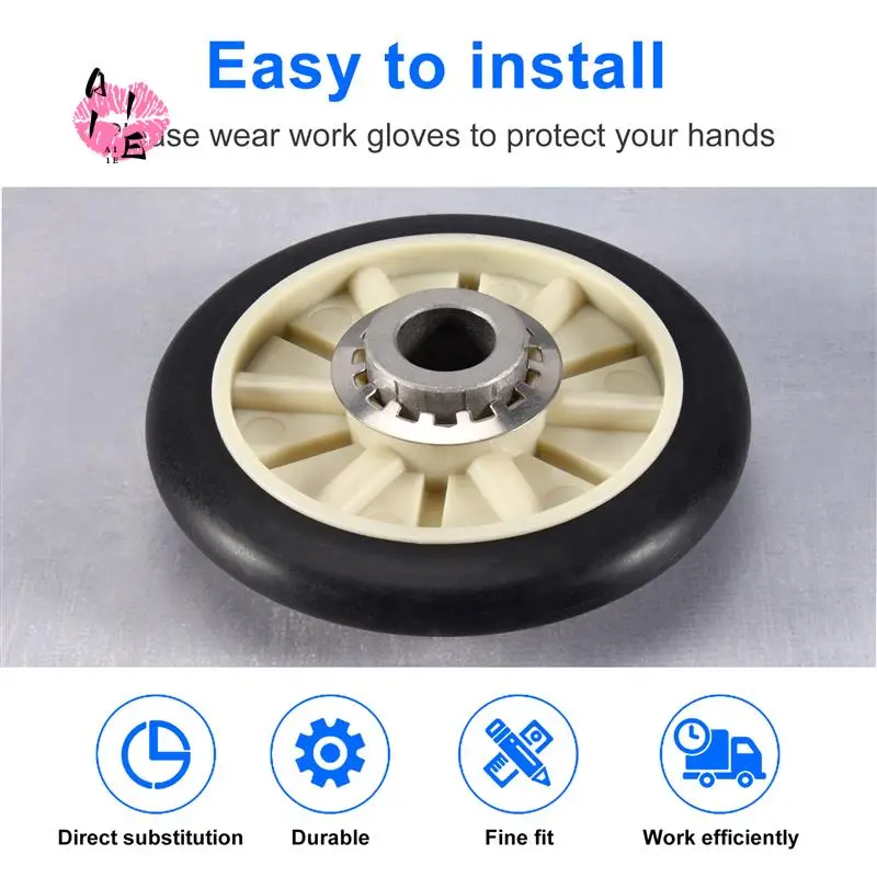 A11E-2PCS 349241T Dryer Drum Roller Kit For Whirlpool Kenmore Sears