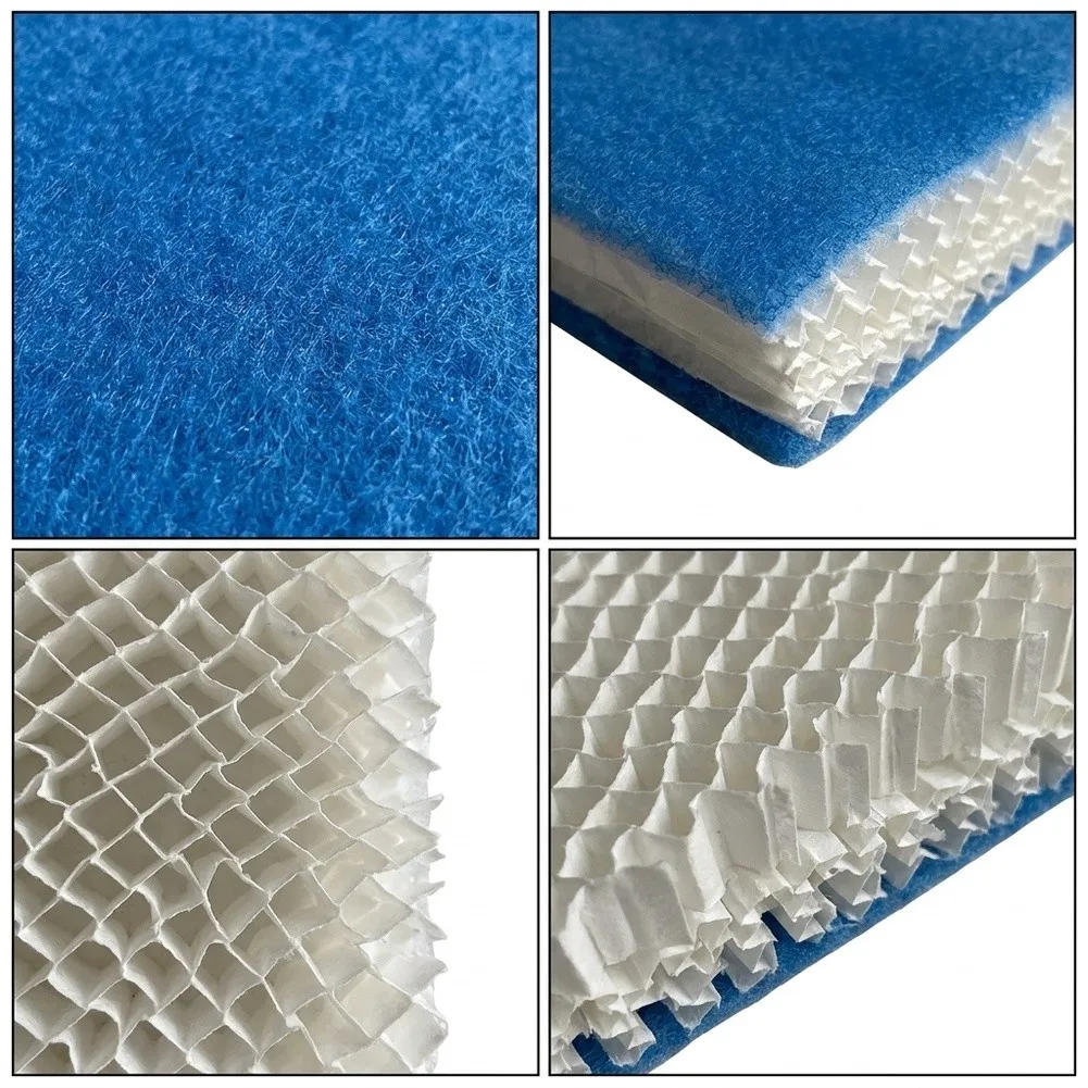 4 Pack Replacement Filter-T-For HQRP-HFT600 HFT600PDQ Humidifiers Blue-Pre-Filter Mineral Reduction Cleaner Air Home Accessories