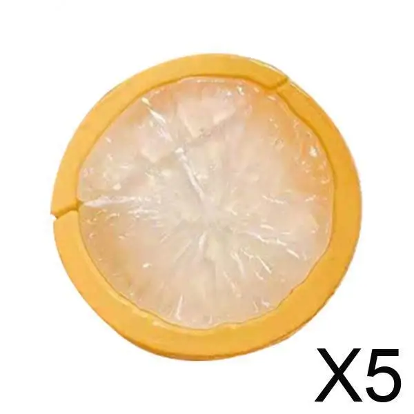 Cute Yellow Lemon Silicone Earphone Case Cover Drop Proof Portable Charging Accessories for Wireless Earbuds Headphone Box