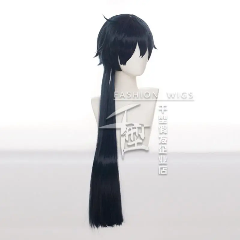 Anime The Case Study Of Vanitas Vanitas Cosplay Wig Bluish Black Hair Heat Resistant Synthetic Halloween Party Accessories Props