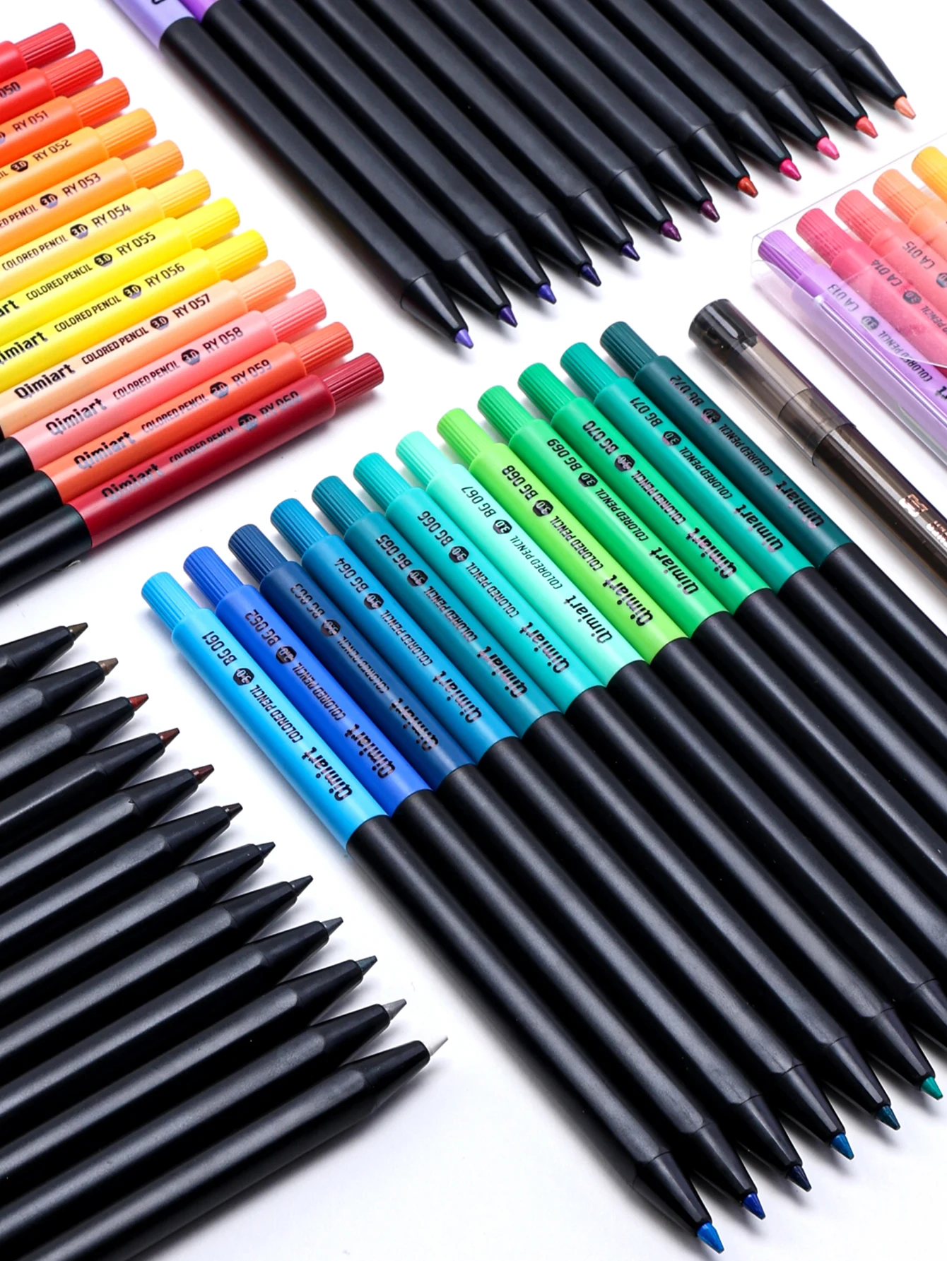 Languo 12/96 Farben Klick-Buntstifte 3,0mm Ölbasierte Weichkernstifte zum Zeichnen, Skizzieren, Malen für Malbücher und Kunstbedarf – Detail 16