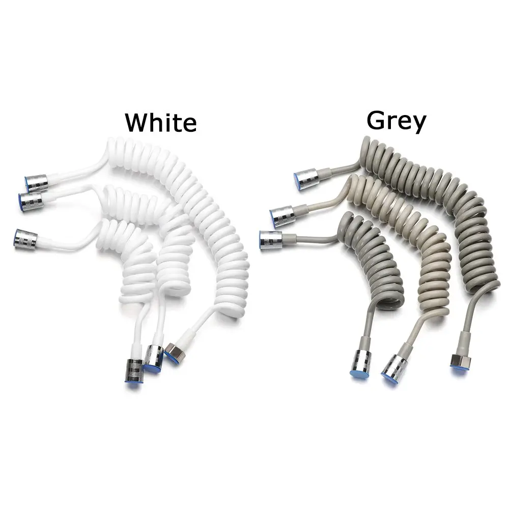 قابل للسحب خط الهاتف نمط مرنة مكافحة التفاف بيديه للحمام حمام البخاخ ربط الأنابيب الربيع دش خرطوم السباكة المياه #6