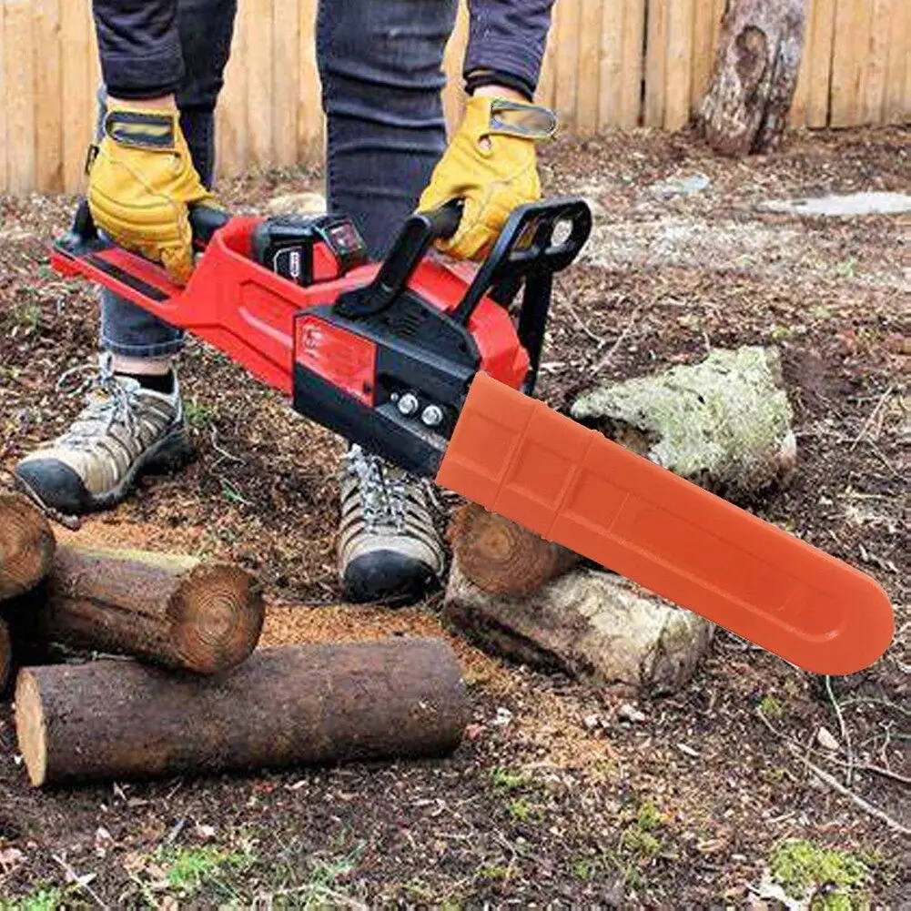 Chainsaw Bar Protect Cover Pruning Saw Guide Plate Holder Scabbard Guard Blade Chain Saw Sleeve Protector