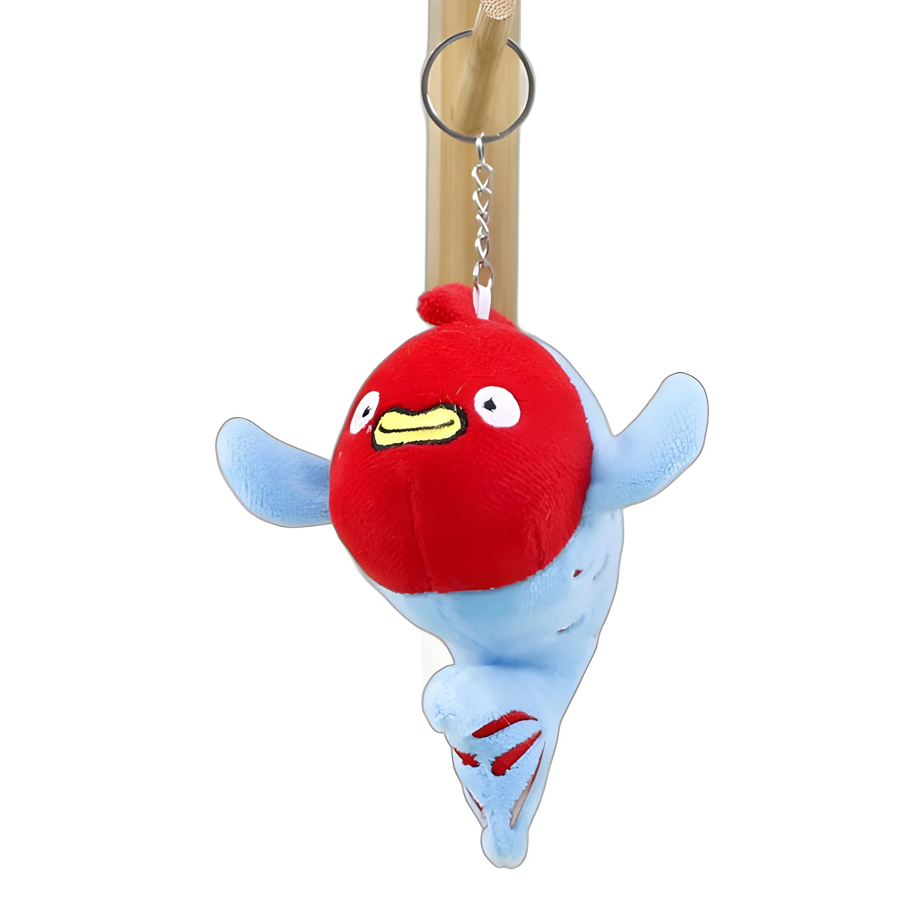 Porte-clés en peluche d'animaux créatifs, poisson mignon, pendentif Koi, beurre, cœur, super mignon, cadeau pour ami, fille