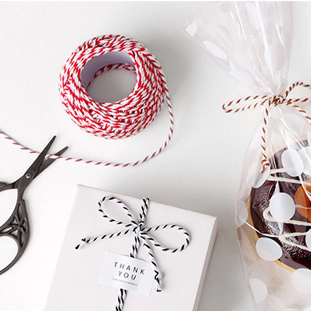 

3pcs Colorful Cotton Rope 18M Sturdy Gift Wrapping Wire For Wedding Party Home Decorations Craft Projects Favor Wine Bottle