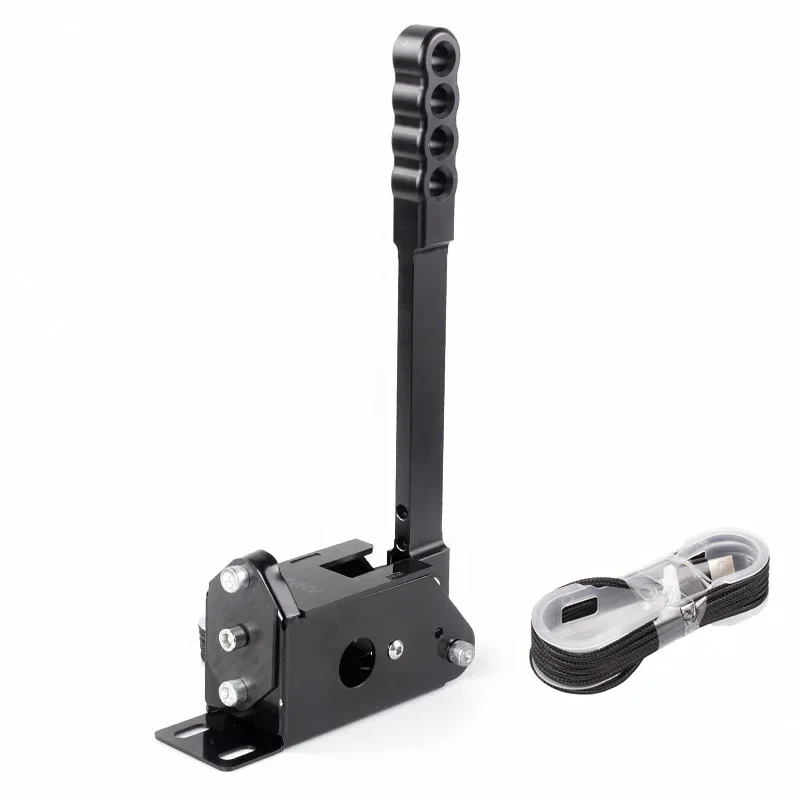 Efficient USB Connected Handbrake for PC Racing Games Simulator with 16bit Precision Input and Auto Adjust Calibration