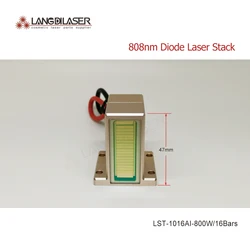 LST-1016AI-800W Diode Laser Stack For Cosmetical Laser Hair Removal / Total 16 bars / Per Bar 50W / Warranty 10 Millions