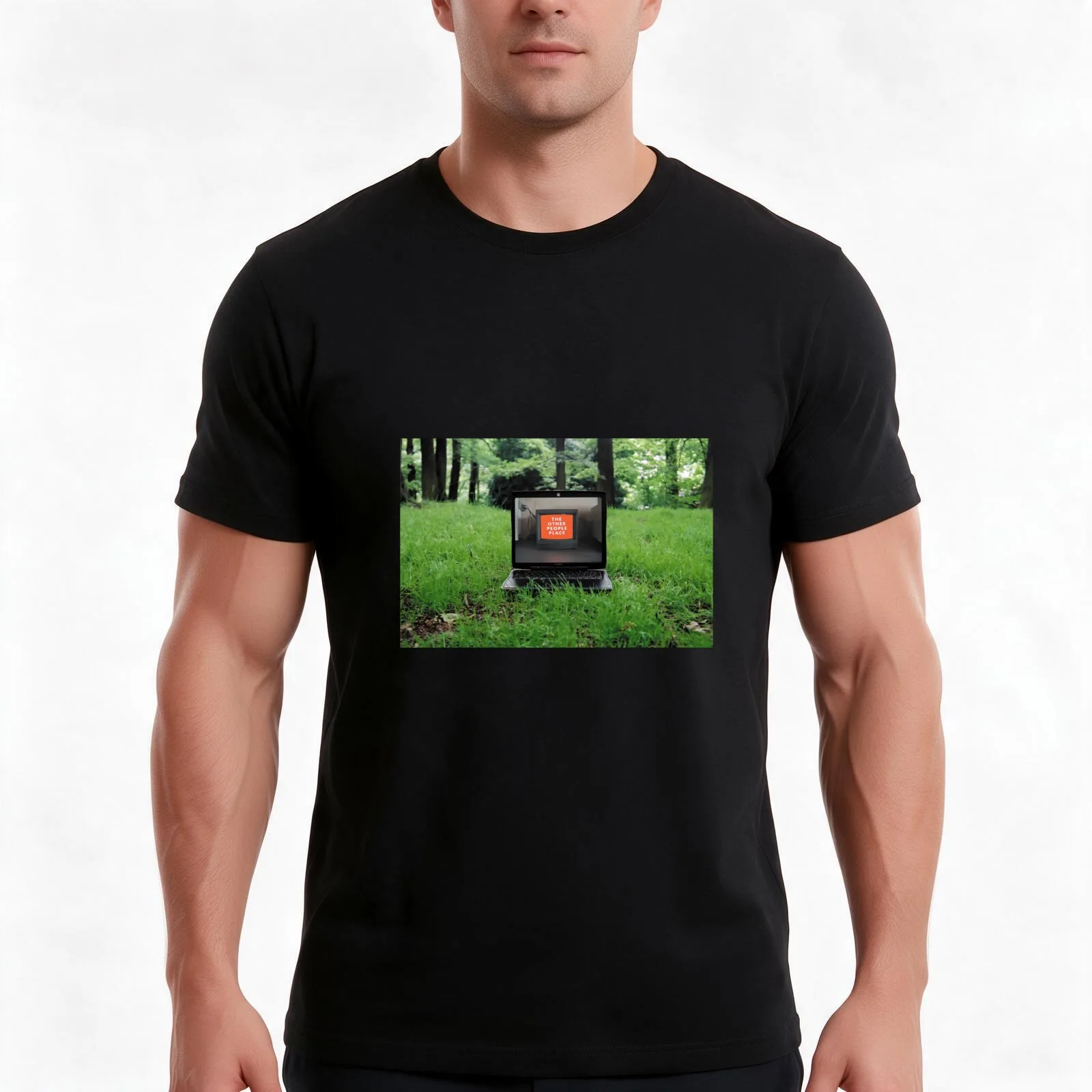 Lifestyles of the Laptop Cafe T-Shirt, Summer Casual Cotton Tee, Oversized Streetwear Tops, Vintage Graphic Print, 100% Cotton