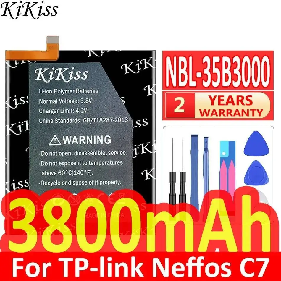 

For TP-Link Neffos C7 TP910A TP910C High Compatibility 3800Mah Mobile Phone Battery Long Lasting Nbl-35B3000