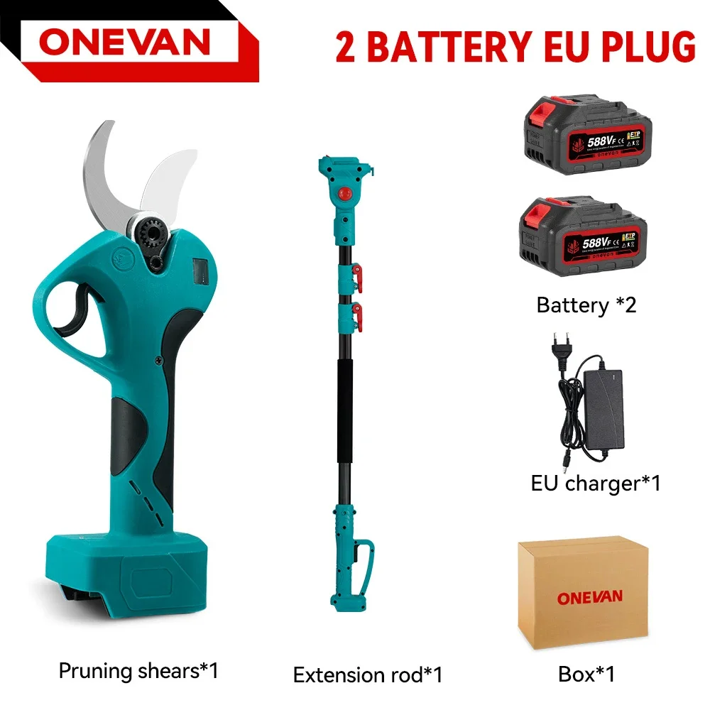 Borstelloze 45mm Telescopische Paal Snoeischaar 2800W Hoge Tak Schaar 2 IN 1 Tuin Cutter Tool Voor Makita 18V Batterij Pin