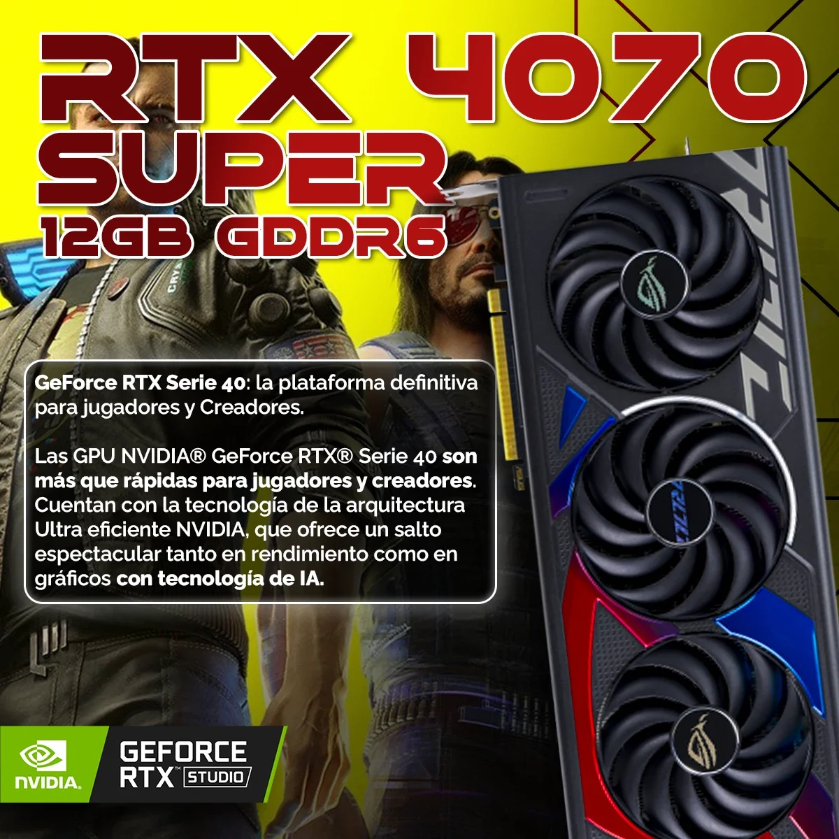 PC GAMING PC RACING AMD Ryzen 7 7800X3D - 32GB DDR5 - 2TB SSD M.2 - GRAFICA RTX 4070 SUPER - WIFI - WINDOWS 11 PRO - PC Gamer desktop