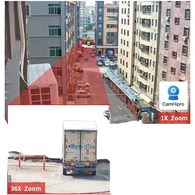 Cámara IP de 5MP, cámara de red IP de seguridad 4G, Zoom 36X, 1080P HD, PTZ, cámara de vigilancia para el hogar al aire libre, CCTV, visión nocturna a todo Color