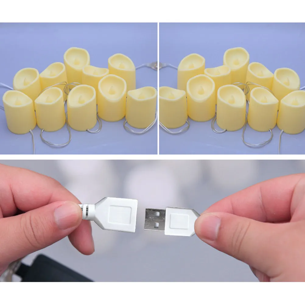 

Светодиодные гирлянды USB, беспламенные светильники с блестками, имитация теплого белого света, романтический декор для предложения руки и сердца, свадьбы, вечеринки